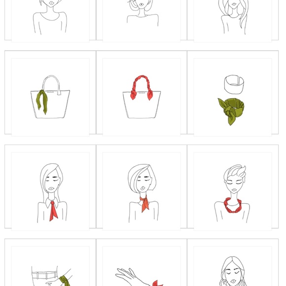 Two (2) (NWT) Twilly scarves - Picture 2 of 16